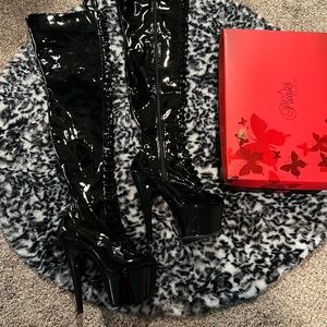 Thigh high pleaser boots